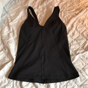 Lululemon Athletica Black contour tank